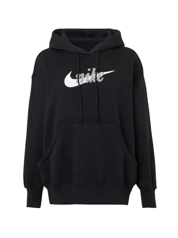 Nike Sportswear Nike Sportswear Majica 'PHNX FLC'  svetlo siva / črna / bela