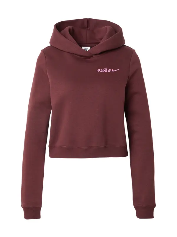 Nike Sportswear Nike Sportswear Majica 'Phoenix Fleece'  roza / burgund