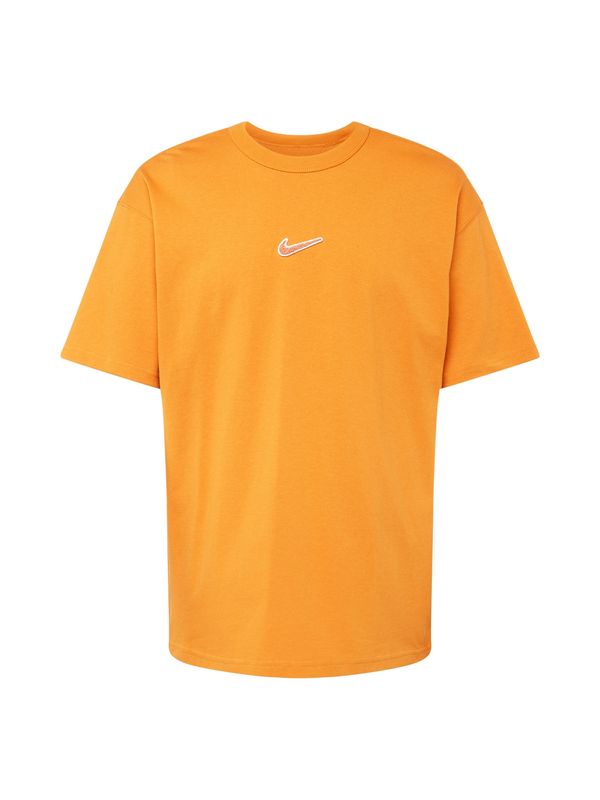 Nike Sportswear Nike Sportswear Majica 'PREM ESSNTL'  oranžna / bela