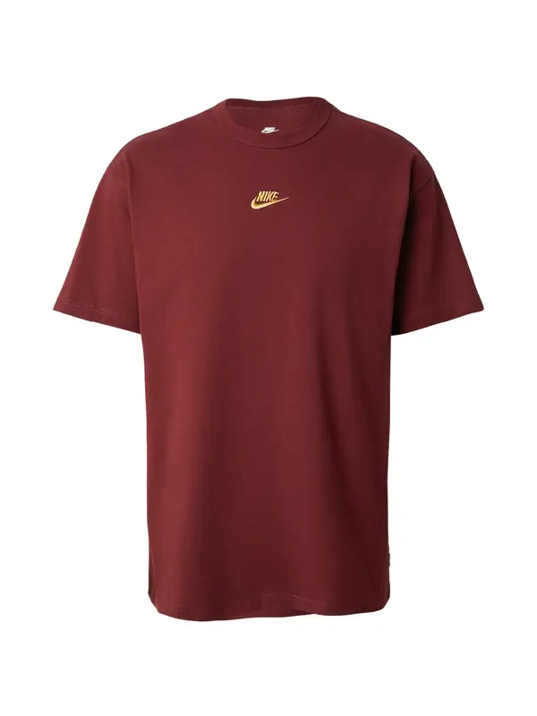Nike Sportswear Nike Sportswear Majica 'Premium Essentials'  rumena / burgund