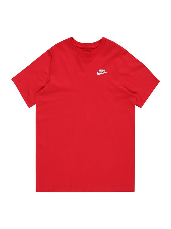 Nike Sportswear Nike Sportswear Majica  rdeča / bela