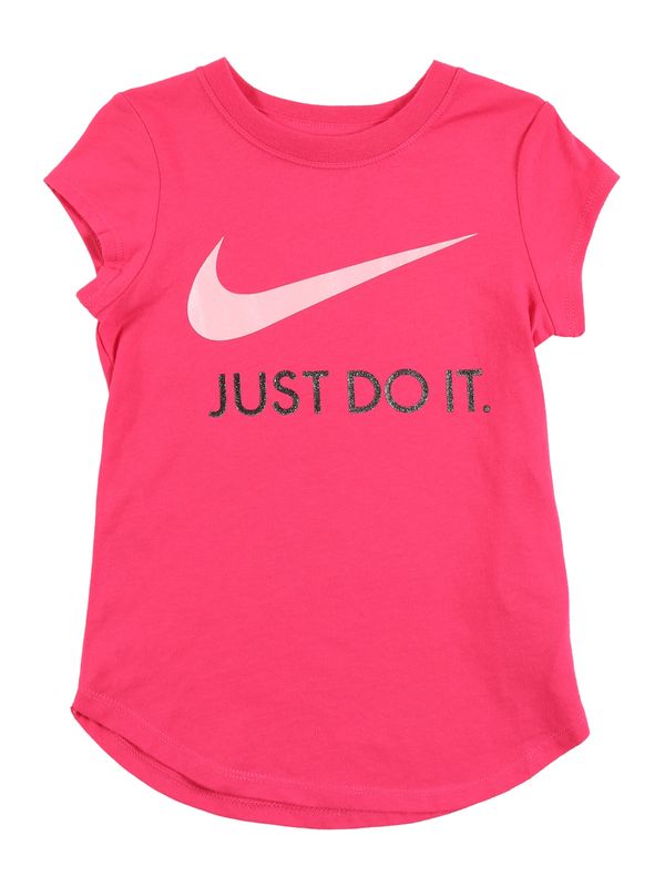 Nike Sportswear Nike Sportswear Majica  roza / črna / srebrna