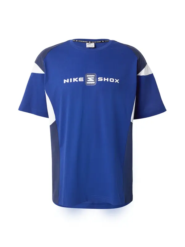 Nike Sportswear Nike Sportswear Majica 'SHOX'  marine / kraljevo modra / bela