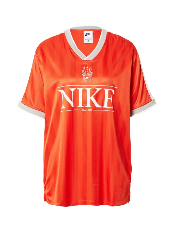 Nike Sportswear Nike Sportswear Majica  siva / oranžna / jastog / bela