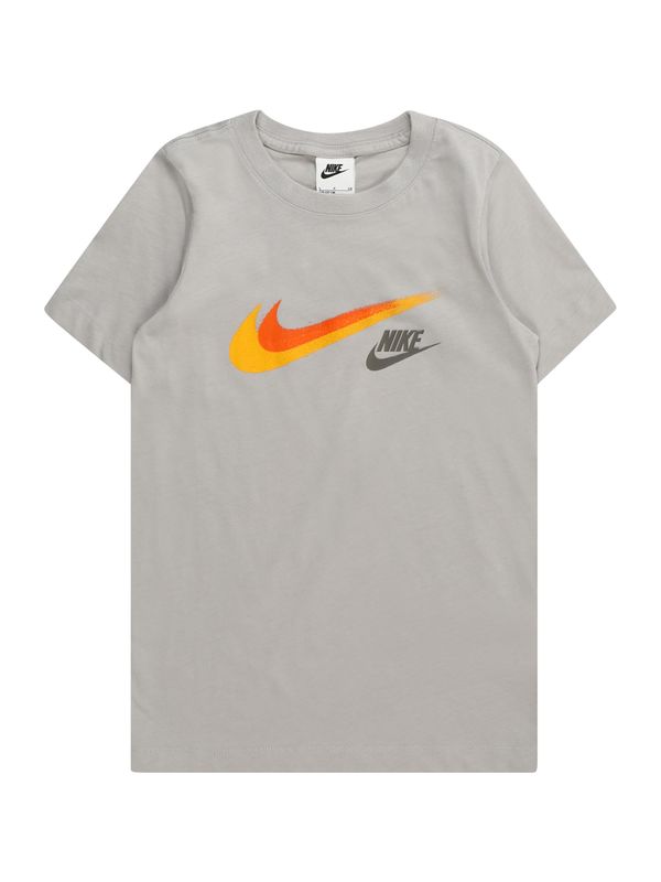 Nike Sportswear Nike Sportswear Majica  siva / oranžna / jastog / črna