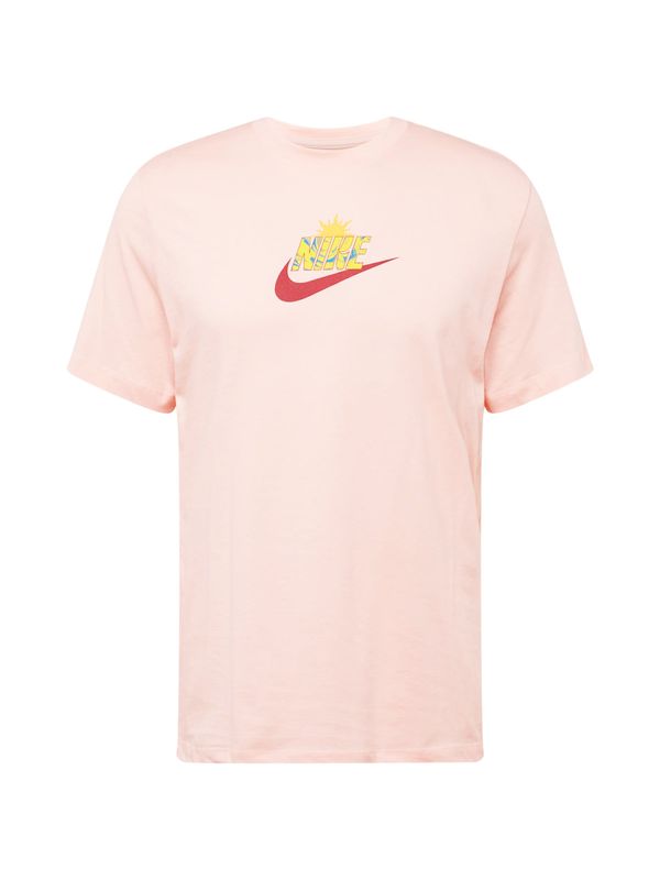 Nike Sportswear Nike Sportswear Majica 'SPRING BREAK SUN'  modra / rumena / korala / rdeča