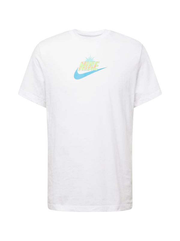Nike Sportswear Nike Sportswear Majica 'SPRING BREAK SUN'  turkizna / azur / svetlo zelena / bela