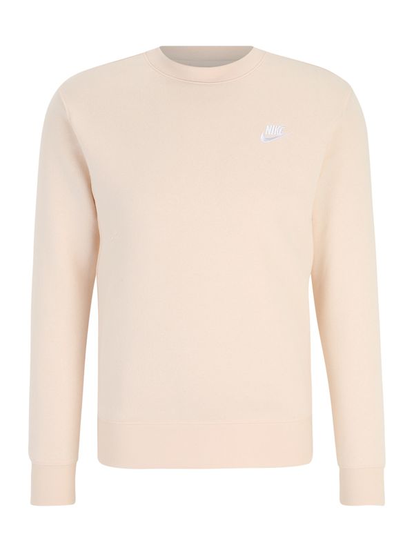 Nike Sportswear Nike Sportswear Majica  svetlo bež / bela