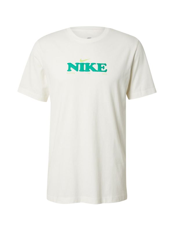 Nike Sportswear Nike Sportswear Majica  svetlo bež / trst / žad