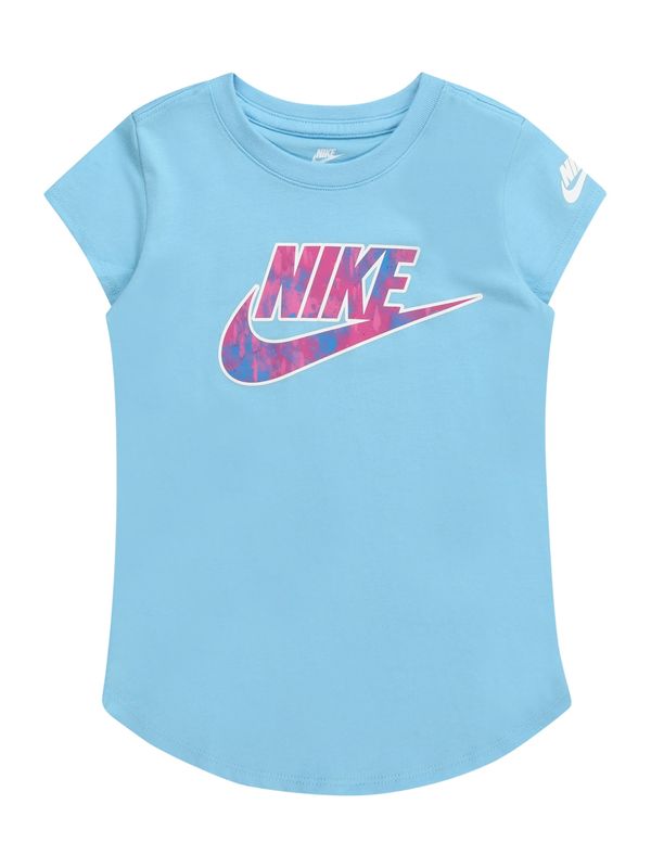 Nike Sportswear Nike Sportswear Majica  svetlo modra / fuksija / bela