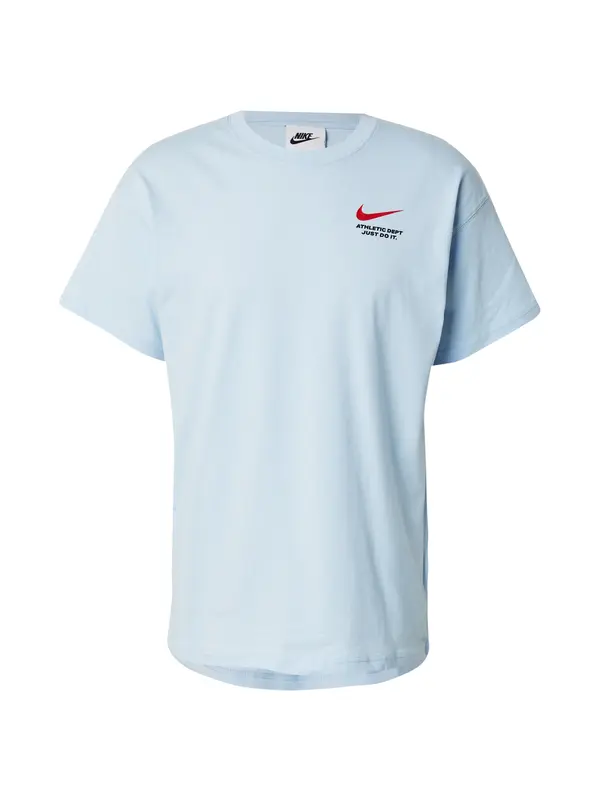 Nike Sportswear Nike Sportswear Majica  svetlo modra / rdeča / črna
