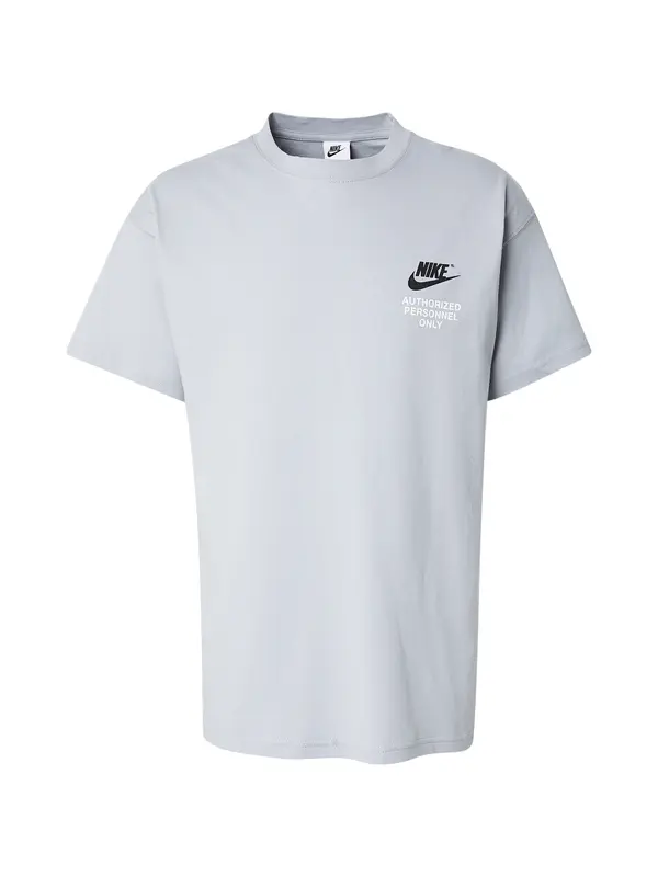 Nike Sportswear Nike Sportswear Majica  svetlo siva / črna / bela