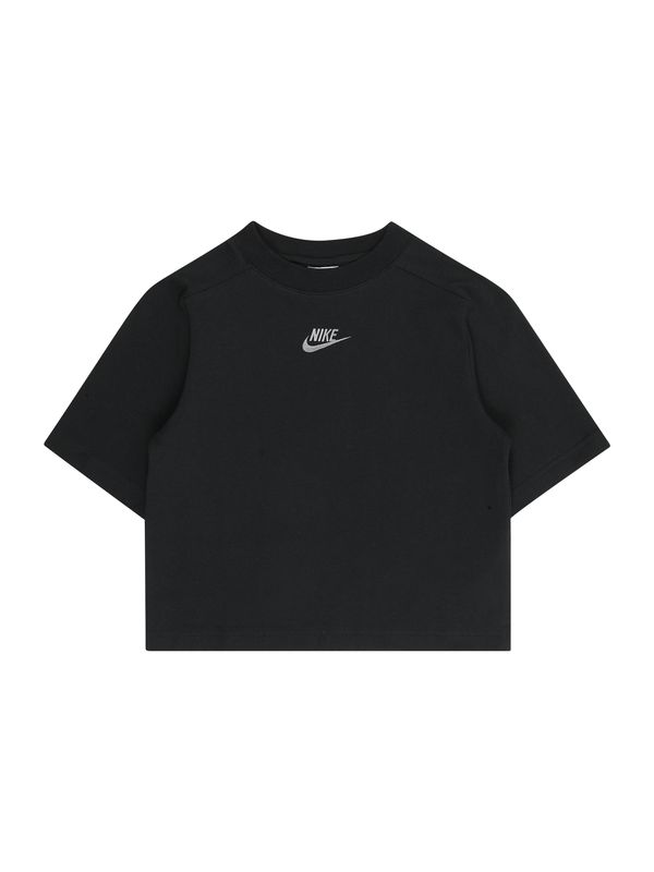 Nike Sportswear Nike Sportswear Majica  svetlo siva / črna
