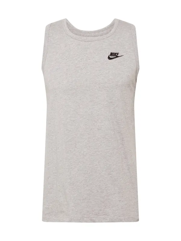 Nike Sportswear Nike Sportswear Majica  svetlo siva / črna