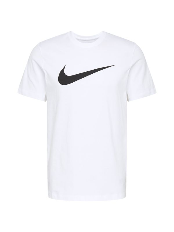 Nike Nike Sportswear Majica 'Swoosh'  črna / off-bela