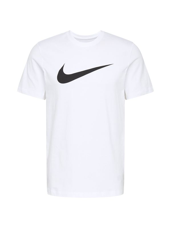 Nike Sportswear Nike Sportswear Majica 'Swoosh'  črna / off-bela