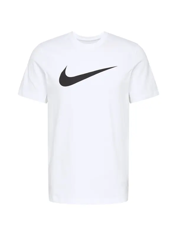 Nike Sportswear Nike Sportswear Majica 'Swoosh'  črna / off-bela