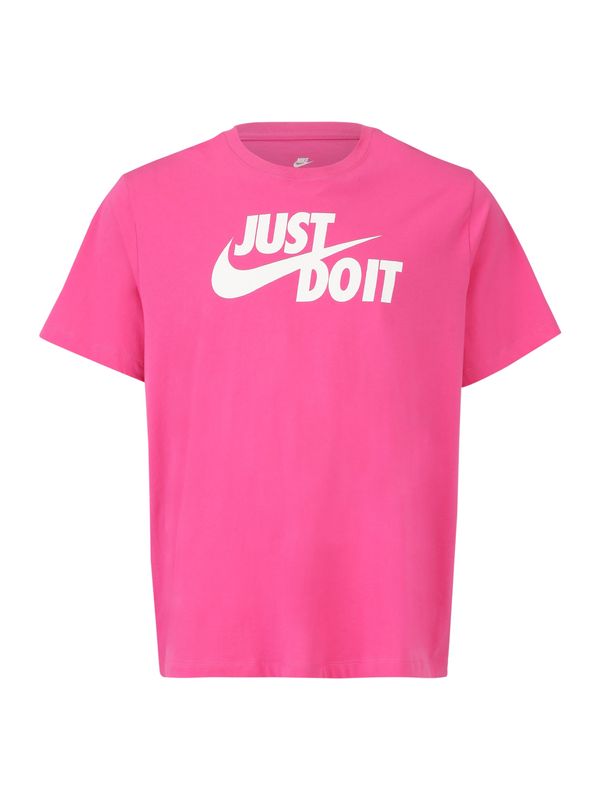 Nike Sportswear Nike Sportswear Majica 'Swoosh'  svetlo roza / bela