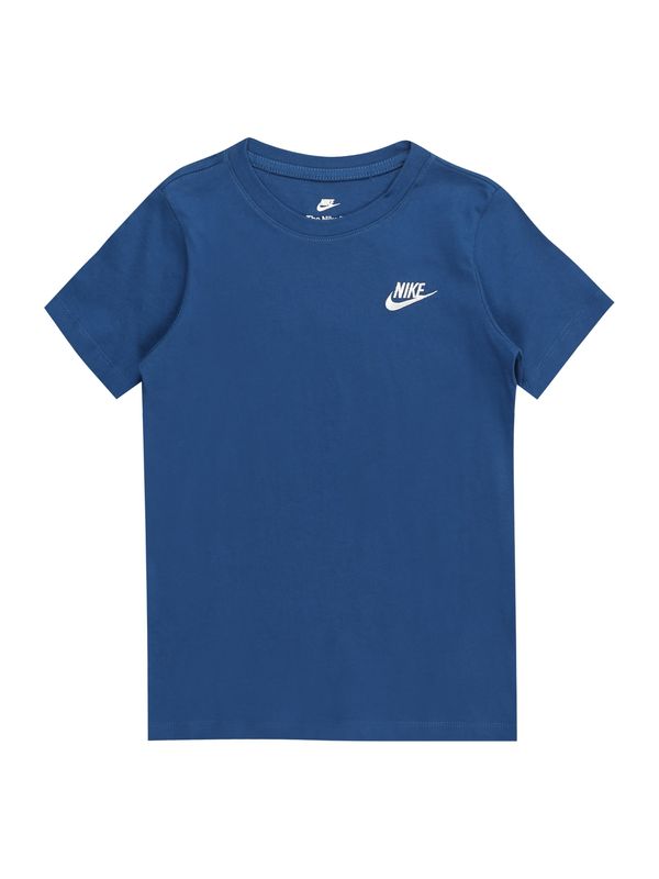 Nike Sportswear Nike Sportswear Majica  temno modra / bela