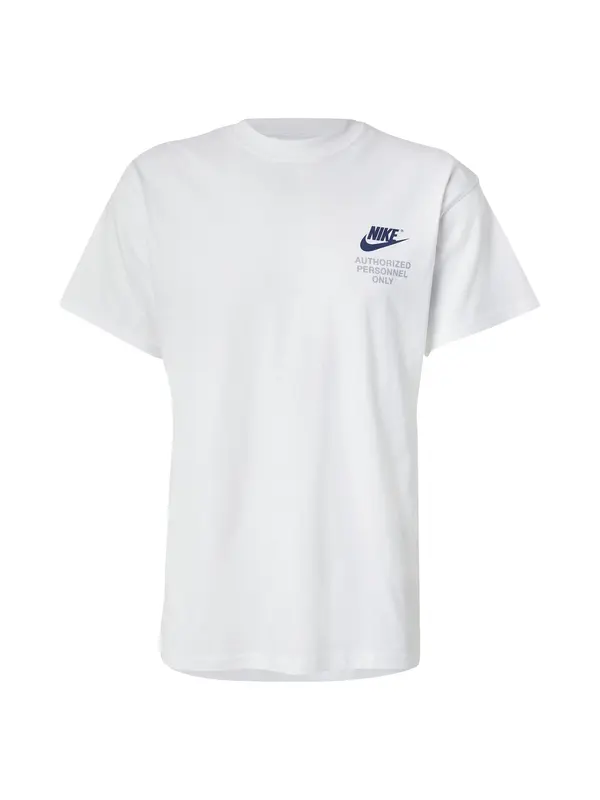 Nike Sportswear Nike Sportswear Majica  temno modra / siva / bela