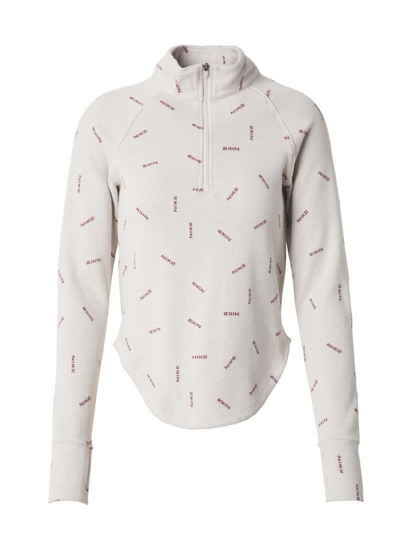 Nike Sportswear Nike Sportswear Majica  temno rjava / off-bela