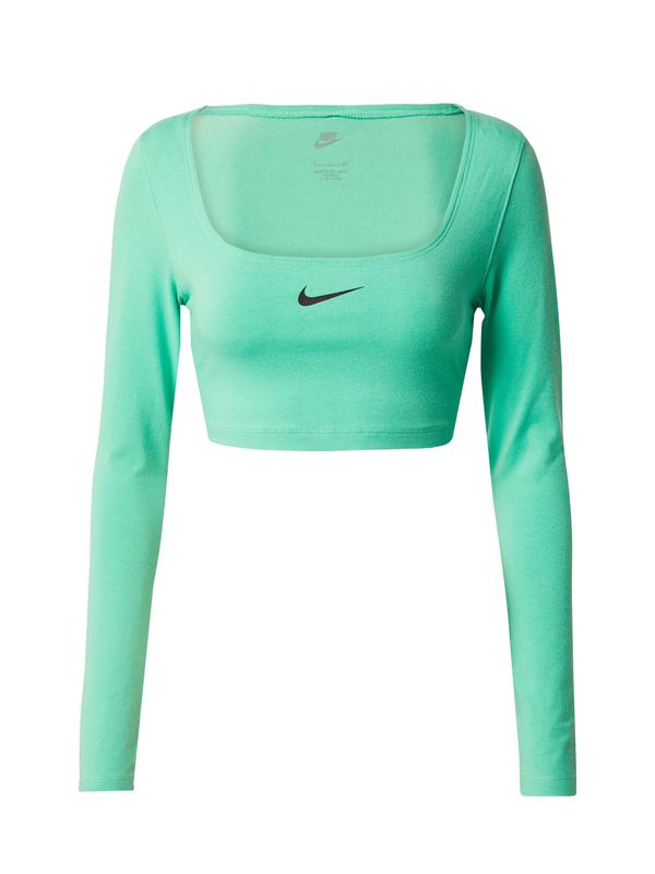 Nike Sportswear Nike Sportswear Majica  zelena / črna