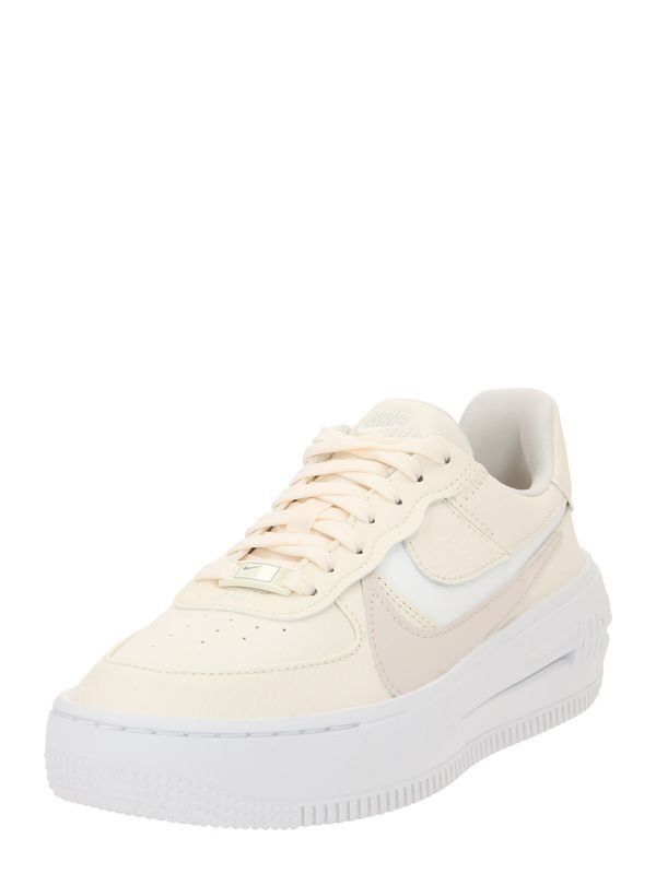 Nike Sportswear Nike Sportswear Nizke superge 'AF1 PLT.AF.ORM'  slonovina / temno bež / bela