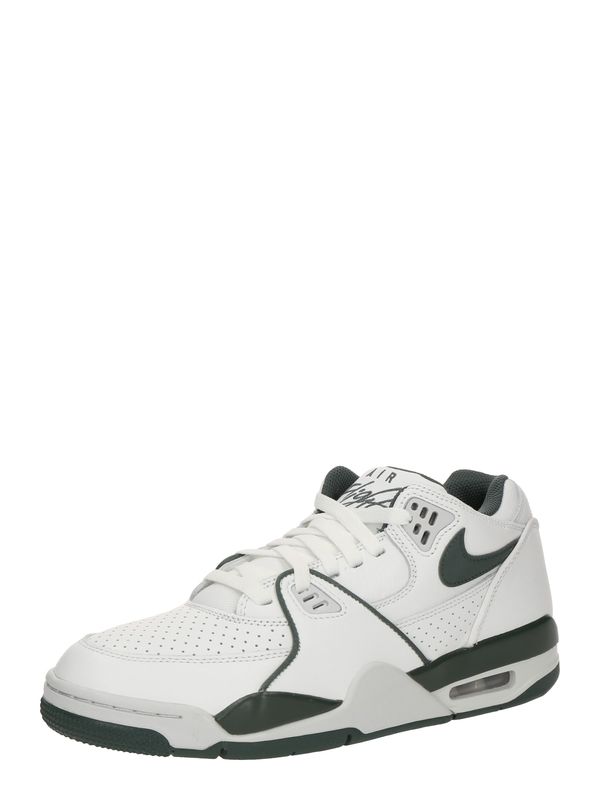 Nike Sportswear Nike Sportswear Nizke superge 'AIR FLIGHT 89'  temno zelena / bela