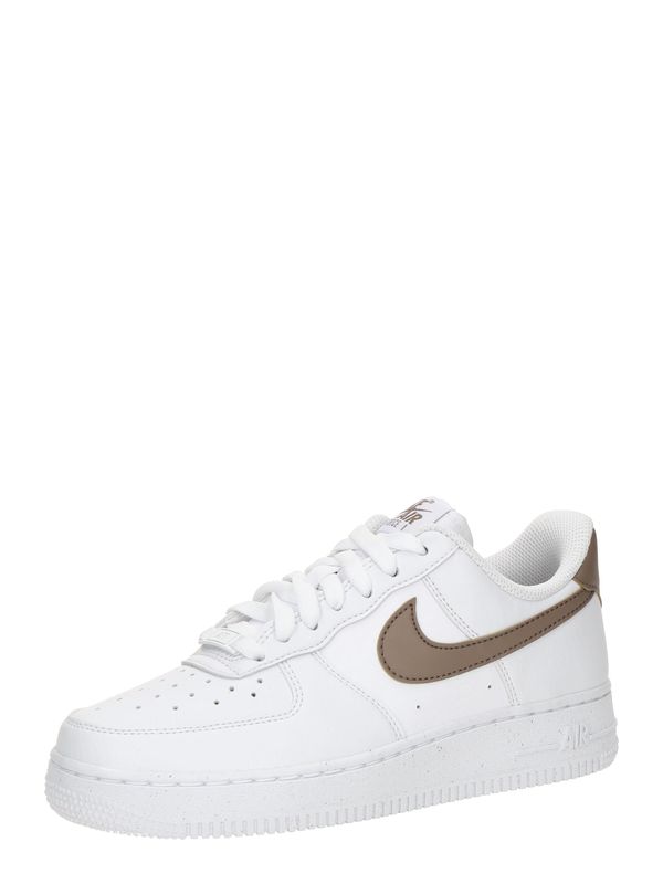 Nike Sportswear Nike Sportswear Nizke superge 'Air Force 1 '07 Better''  rjava / bela