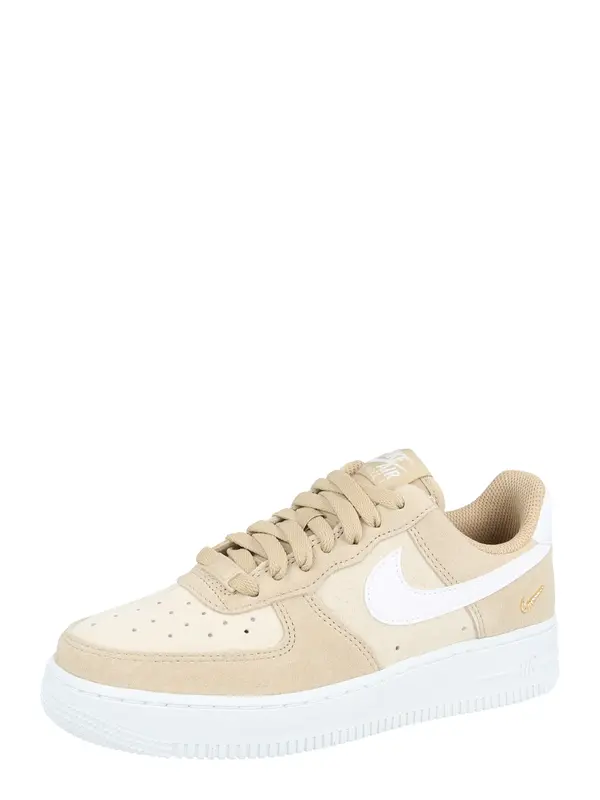 Nike Sportswear Nike Sportswear Nizke superge 'AIR FORCE 1 '07'  bež / chamois / bela