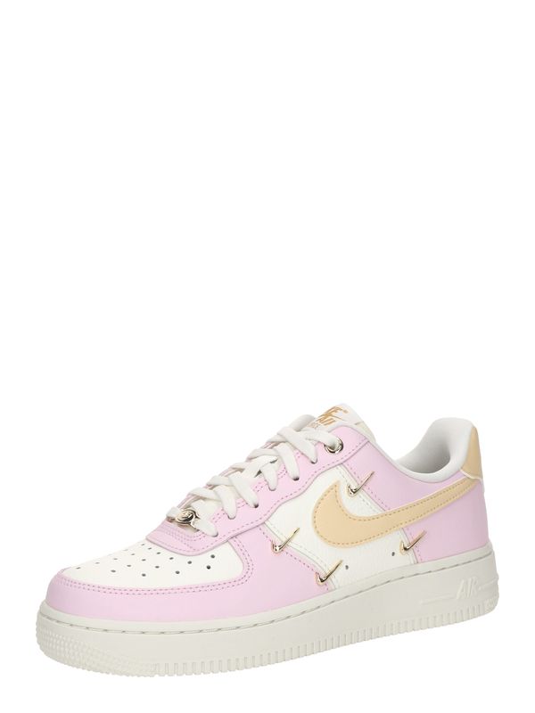 Nike Sportswear Nike Sportswear Nizke superge 'AIR FORCE 1 '07'  bež / zlata / roza / bela
