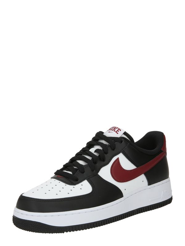 Nike Sportswear Nike Sportswear Nizke superge 'AIR FORCE 1 '07'  bordo / črna / bela