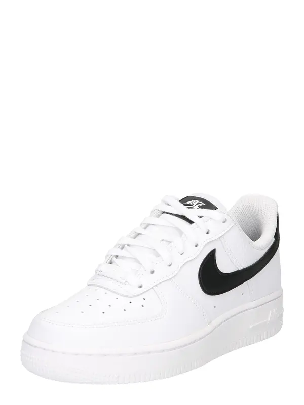 Nike Sportswear Nike Sportswear Nizke superge 'AIR FORCE 1 07'  črna / bela