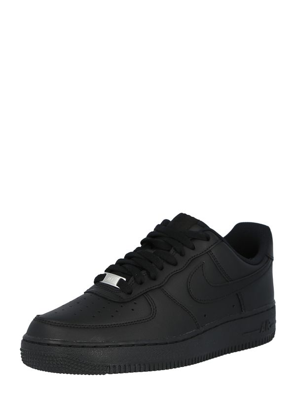 Nike Sportswear Nike Sportswear Nizke superge 'AIR FORCE 1 07'  črna