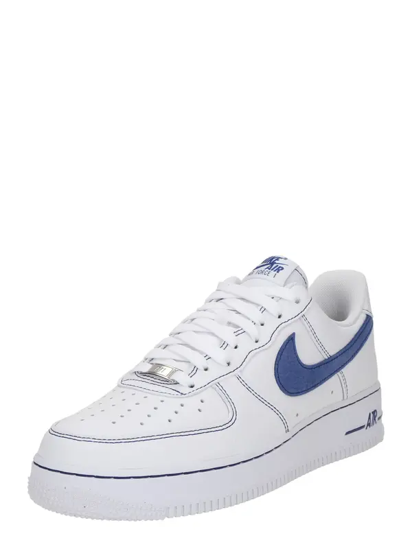 Nike Sportswear Nike Sportswear Nizke superge 'AIR FORCE 1 '07 LV8'  modra / bela