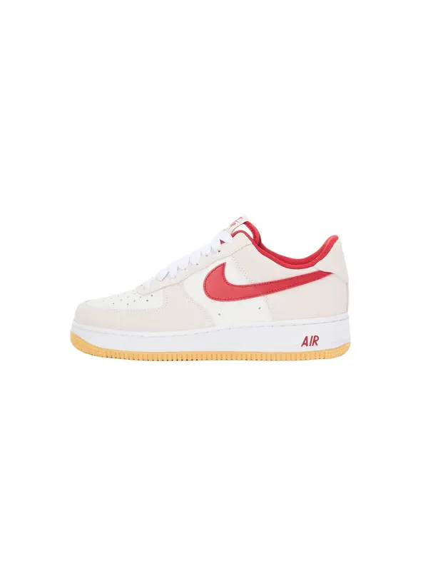 Nike Sportswear Nike Sportswear Nizke superge 'AIR FORCE 1 '07 LV8'  rdeča / bela / volneno bela