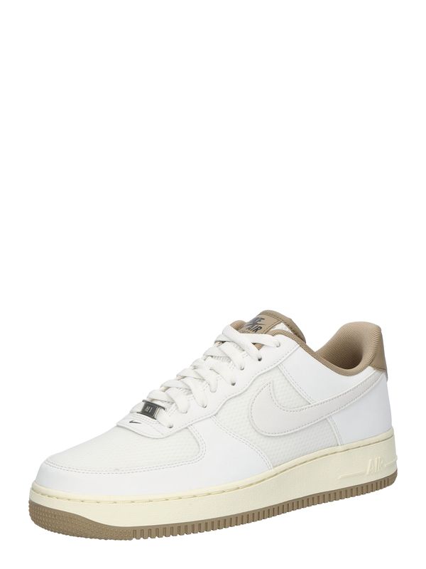 Nike Sportswear Nike Sportswear Nizke superge 'AIR FORCE 1 '07 LV8'  temno bež / bela