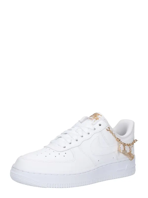 Nike Sportswear Nike Sportswear Nizke superge 'Air Force 1 '07 LX'  zlata / bela
