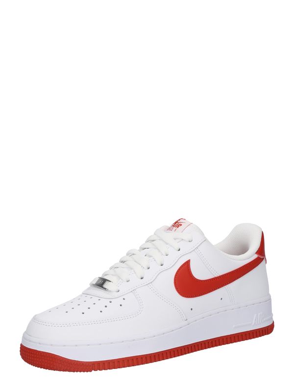 Nike Sportswear Nike Sportswear Nizke superge 'Air Force 1 '07'  rdeča / bela