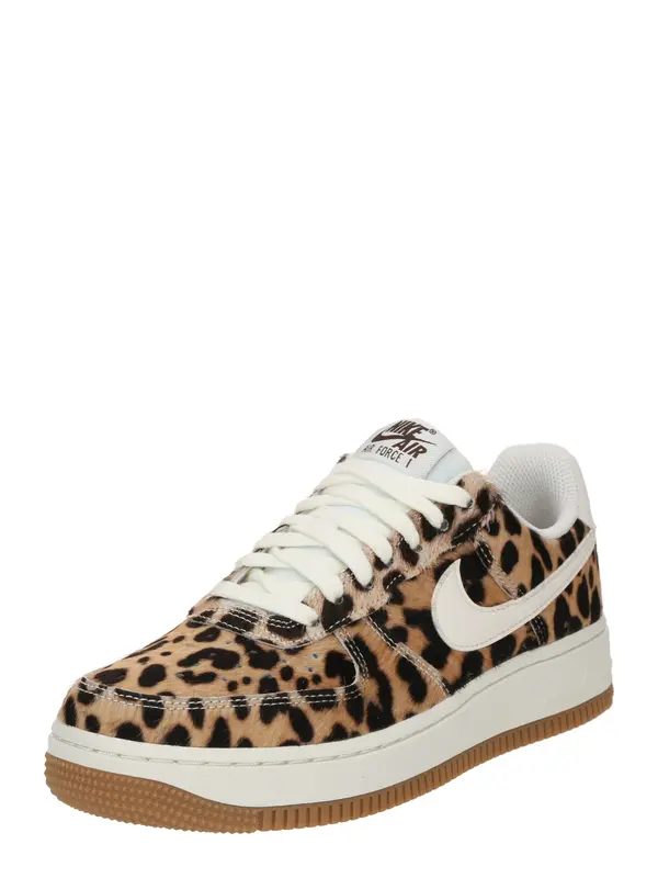 Nike Sportswear Nike Sportswear Nizke superge 'AIR FORCE 1 '07'  rjava / črna