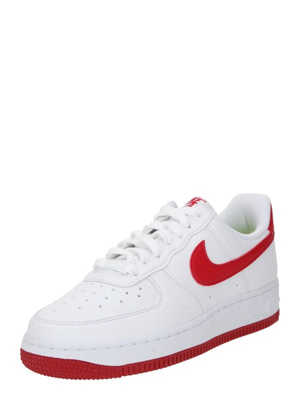 Nike Sportswear Nike Sportswear Nizke superge 'Air Force 1 '07 SE'  rdeča / bela