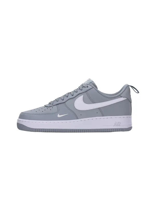 Nike Sportswear Nike Sportswear Nizke superge 'AIR FORCE 1 '07'  siva / naravno bela