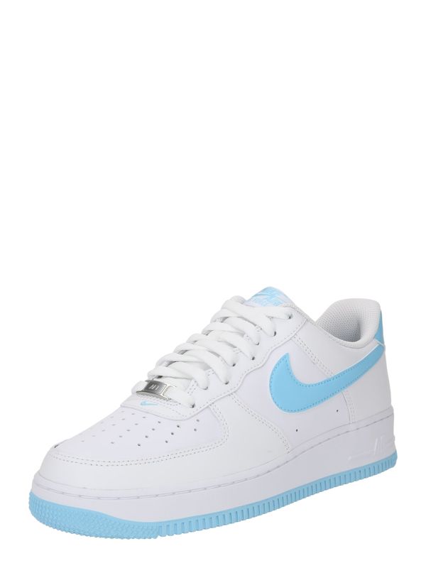 Nike Sportswear Nike Sportswear Nizke superge 'AIR FORCE 1 '07'  svetlo modra / bela