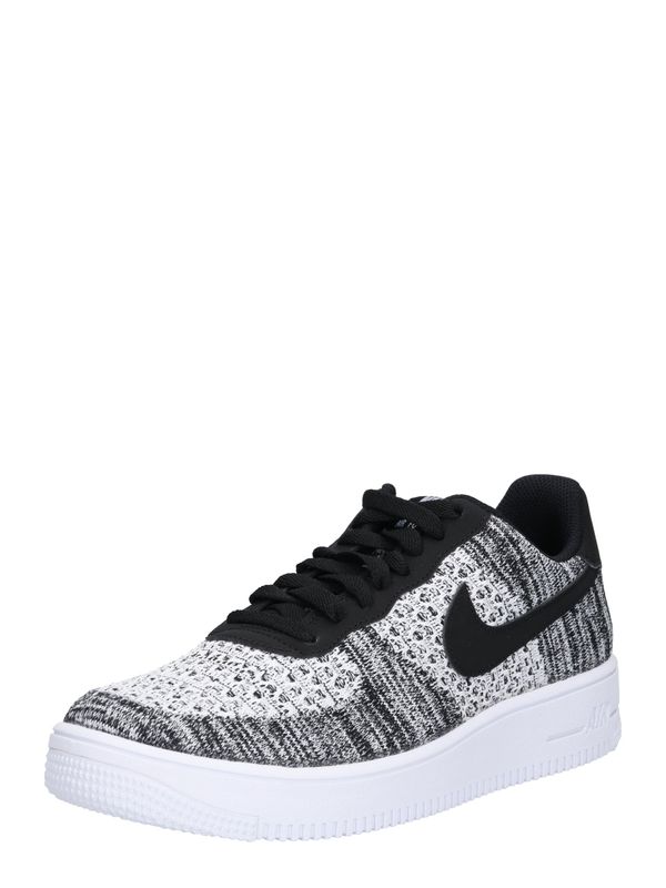 Nike Sportswear Nike Sportswear Nizke superge 'Air Force 1 Flyknit 2.0'  siva / bela