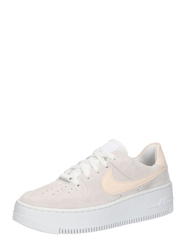 Nike Sportswear Nike Sportswear Nizke superge 'Air Force 1 Sage'  pastelno oranžna / naravno bela