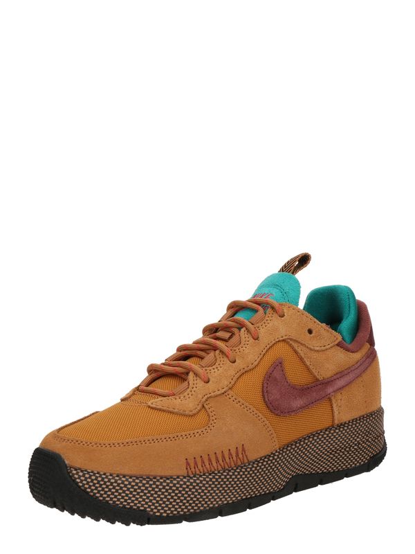 Nike Sportswear Nike Sportswear Nizke superge 'AIR FORCE 1'  turkizna / kostanj rjava / sepija