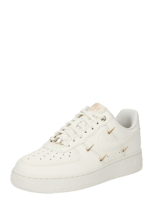 Nike Sportswear Nike Sportswear Nizke superge 'AIR FORCE 1'  zlata / bela