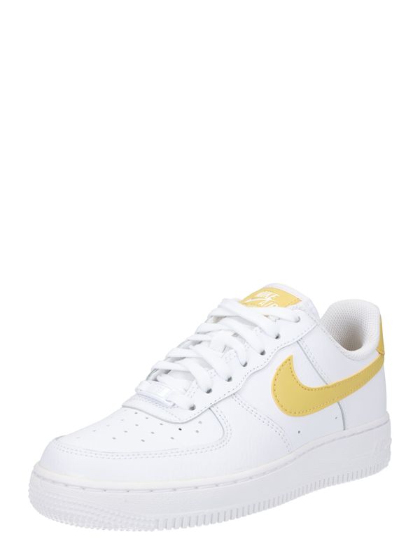 Nike Sportswear Nike Sportswear Nizke superge 'Air Force 1'  zlato-rumena / bela