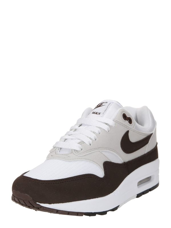 Nike Sportswear Nike Sportswear Nizke superge 'Air Max 1 87'  temno rjava / siva / bela