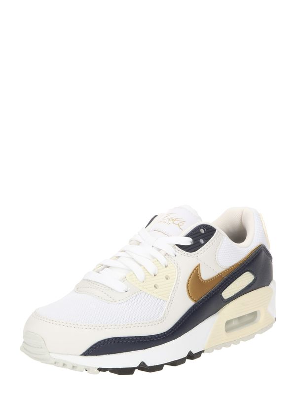 Nike Sportswear Nike Sportswear Nizke superge 'AIR MAX 90'  bež / kremna / marine / bela